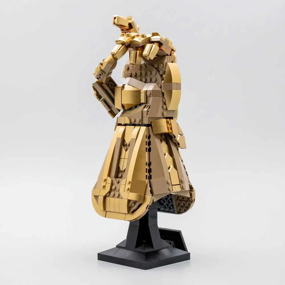 Thanos Heroes Nano Infinity Gauntlet Glove Model Building Blocks Bricks Toys for Kids Children Christmas Birthday Gifts