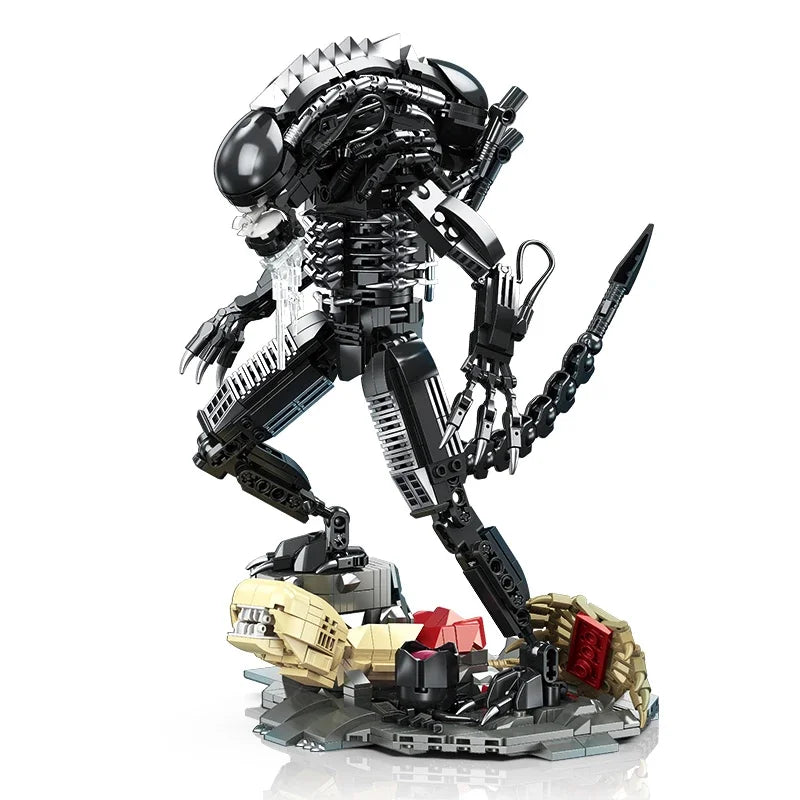 882PCS Alien Monster Building Blocks Classic Movie Robot Assemble Model Bricks Desktop Display Educational Toys Gifts for Kids