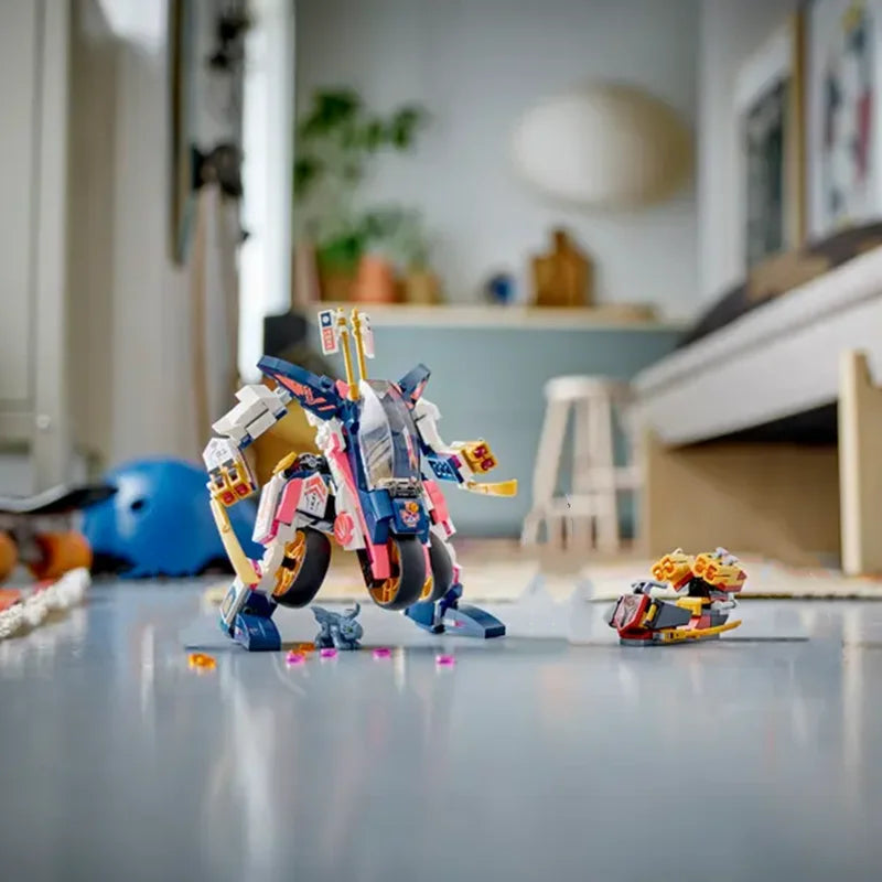 Compatible Bricks Sets Ninja Series Building Blocks Sora'S Transforming Mech Bike Racer Boy Birthday Gift Assembling Toys Kids
