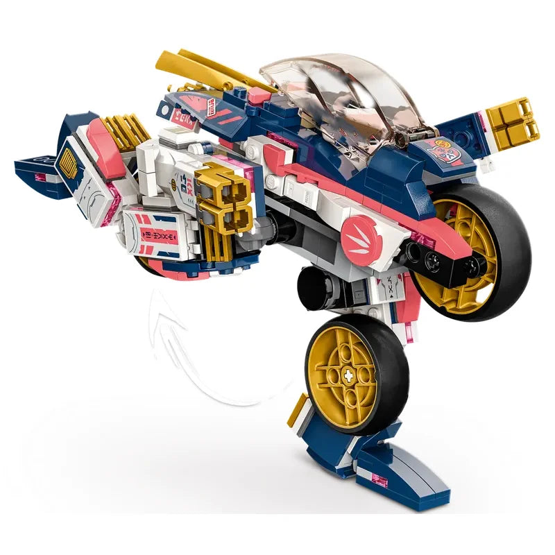 Compatible Bricks Sets Ninja Series Building Blocks Sora'S Transforming Mech Bike Racer Boy Birthday Gift Assembling Toys Kids